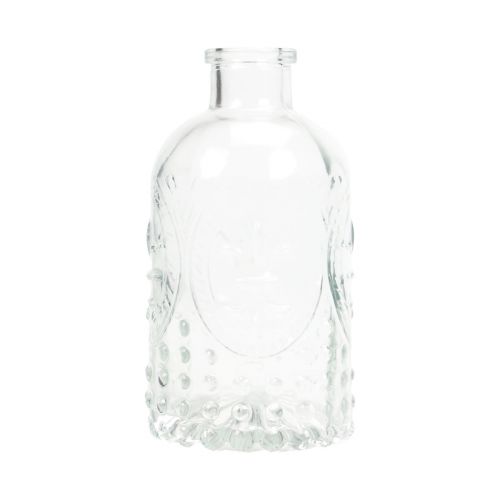 Dekorative flasker mini vaser glas lysestager H12,5cm 6 stk