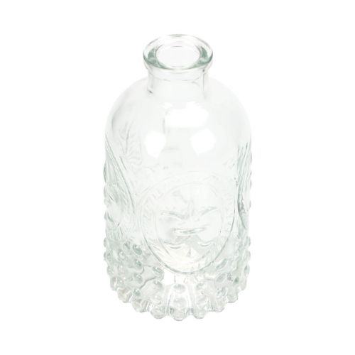 Dekorative flasker mini vaser glas lysestager H12,5cm 6 stk
