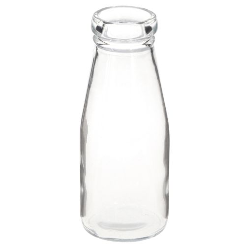 Flaskedekoration glasflaskevase lavet af glas Ø7,5cm H19cm