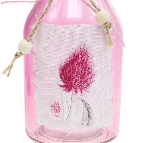 Floristik24 Glasflaske assorterede farver Ø8cm H15cm 3stk