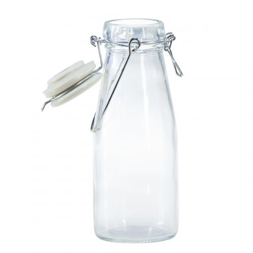 Artikel Flaske dekoration glasflaske med låg Ø8cm 24cm