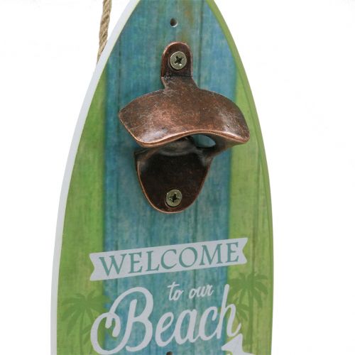 Floristik24 Vægflaskeåbner &quot;Beach Bar&quot; 36cm x 11cm