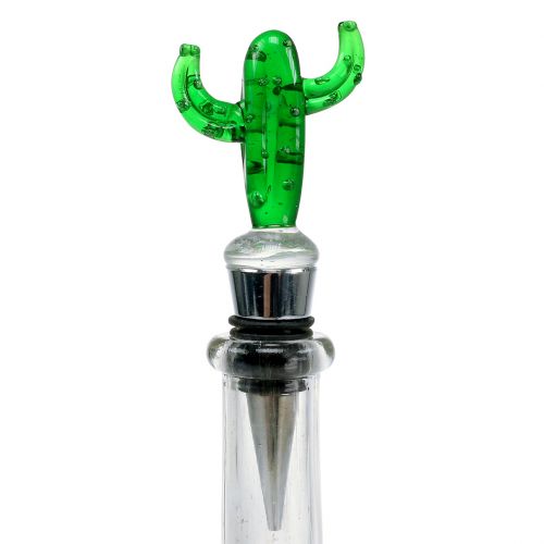 Floristik24 Flaskeprop med figurer af glas 11-12cm 3stk