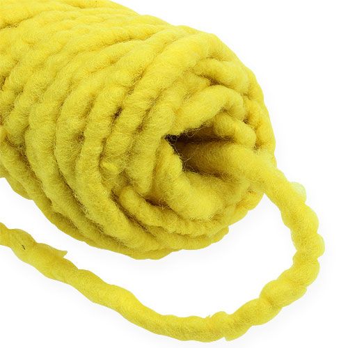 Artikel Filtsnorfleece Mirabell 25m gul