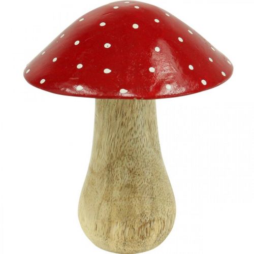 Floristik24 Fluesvamp deco træsvamp efterårsdekoration træ 11,5×Ø10cm