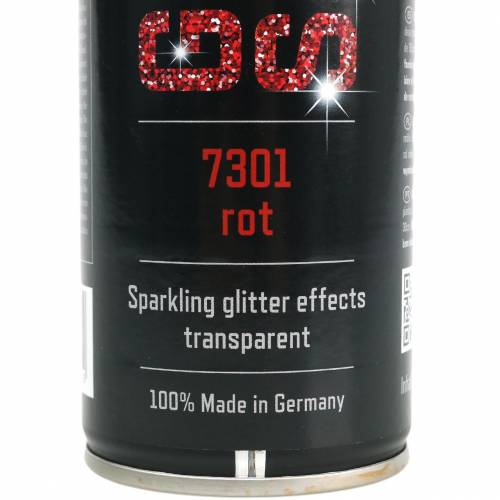 Floristik24 Glitter Spray Rød 400ml