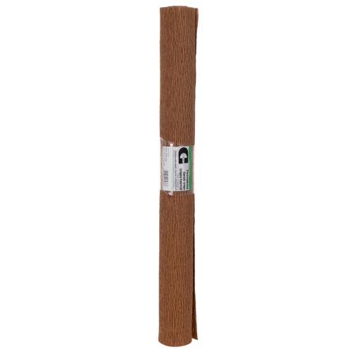 Blomstercrepepapir, brunt, 50