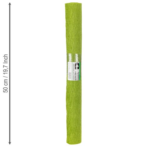 Artikel Blomsterhandler crepepapir blomsterhandler crepe græsgrøn 50×250 cm 5 stk.