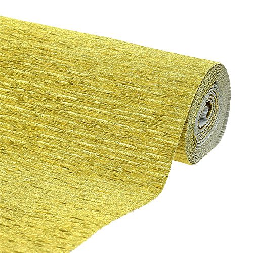 Artikel Blomsterhandler Crepe Papir Guld 50x250cm