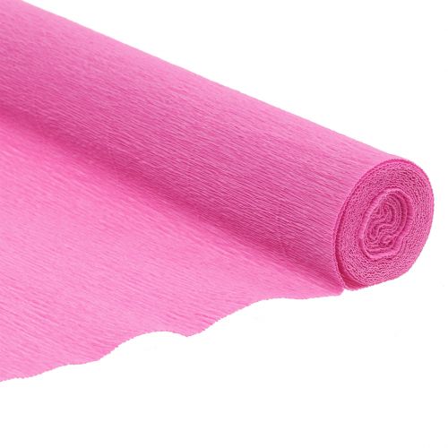 Floristik24 Florist crepe papir lys pink 50x250cm