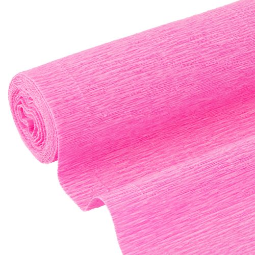 Floristik24 Blomsterhandler crepepapir lyserød 50x250cm