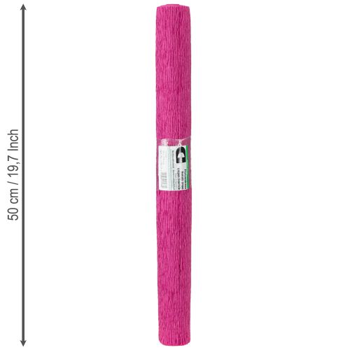 Artikel Blomsterhandler crepe papir magenta 50x250cm
