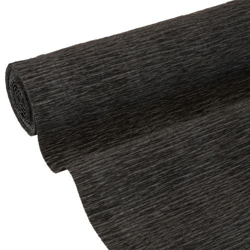 Floristik24 Blomsterhandler crepepapir sort 50x250cm