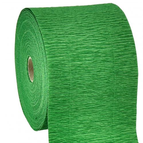 Artikel Blomstercrepe grøn B10cm gramvægt 128g/kvm L250cm 2 stk.