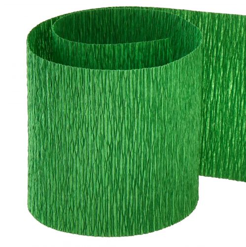 Artikel Blomstercrepe grøn B10cm gramvægt 128g/kvm L250cm 2 stk.