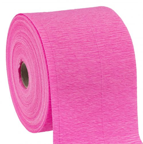 Floristik24 Flower crepe pink B10cm gramvægt 128g/kvm L250cm 2stk