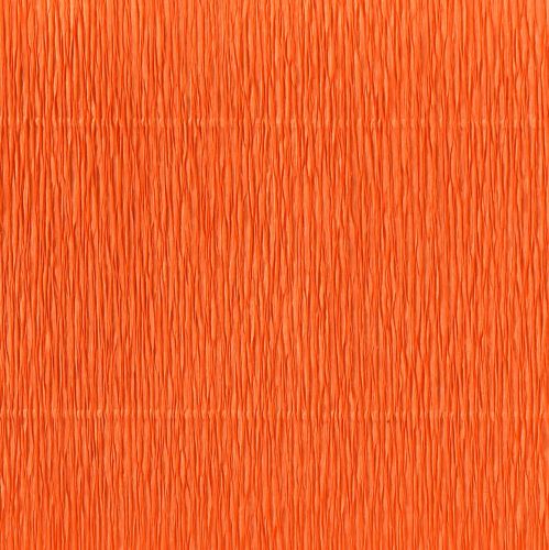 Artikel Blomstercrepe orange B10cm gramvægt 128g/kvm L250cm 2stk