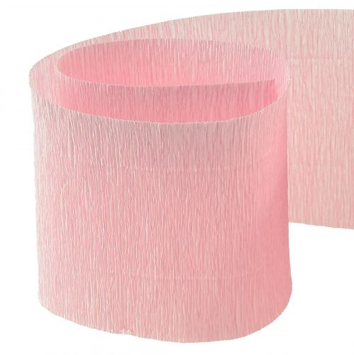 Artikel Flower crepe lys pink B10cm gramvægt 128g/kvm L250cm 2stk