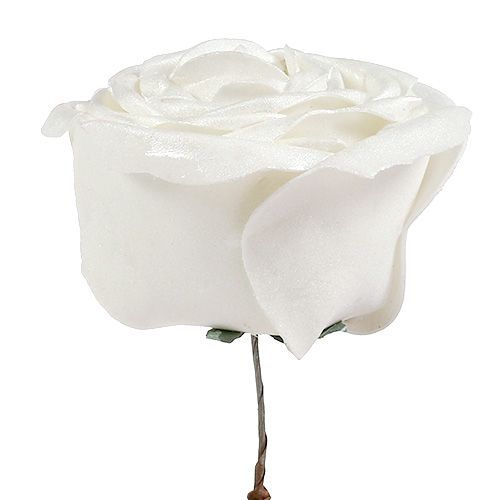 Floristik24 Skum rosa hvid med perlemor Ø10cm 6 stk