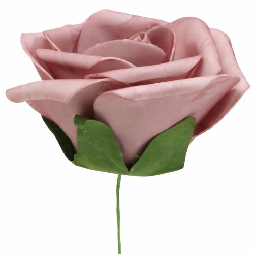 Floristik24 Skum Rose Gammel Pink Ø15cm 4 stk