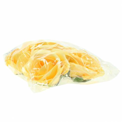Artikel Skum Rose Gul Ø15cm 4 stk