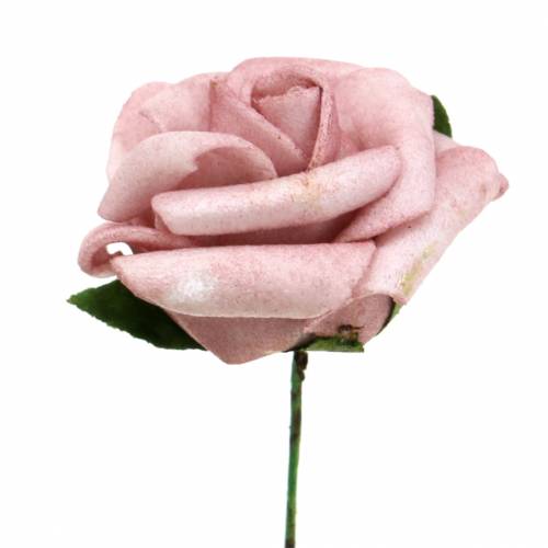 Artikel Skumrose Ø3,5cm gammelrosa 48 stk