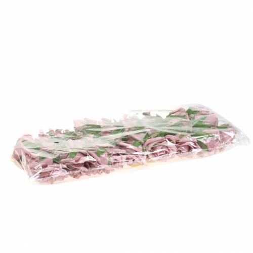 Floristik24 Skumrose Ø6cm gammelrosa 27 stk