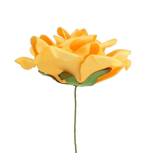 Artikel Skum Rose Ø15cm Gul 4 stk