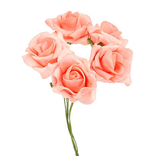 Skumrose Ø4,5cm Laks 36p