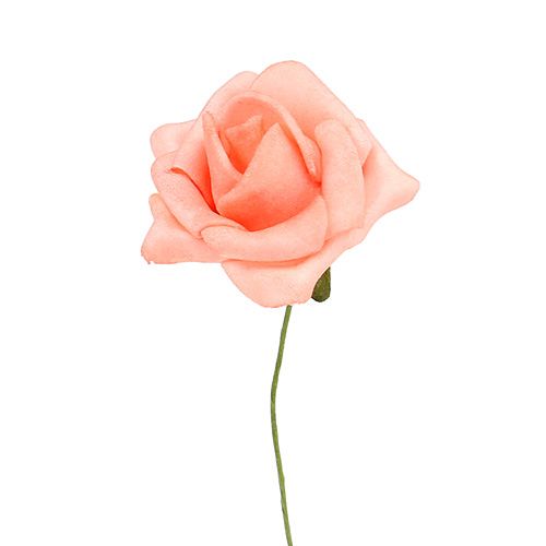 Artikel Skumrose Ø4,5cm Laks 36 stk