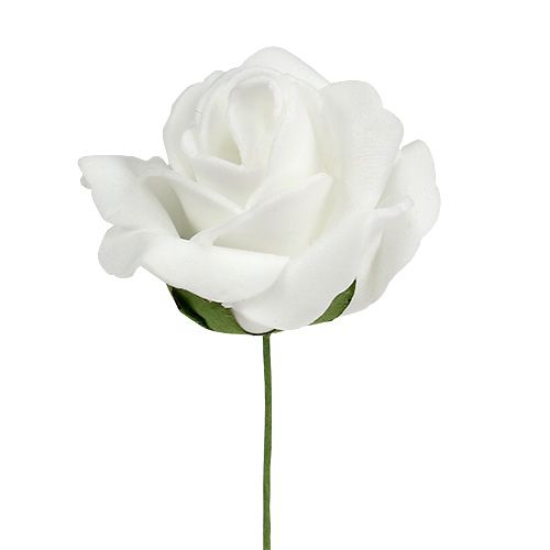 Artikel Skumrose Ø4,5cm hvid 36 stk