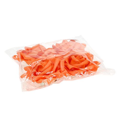 Artikel Skumroser orange Ø15cm 4 stk