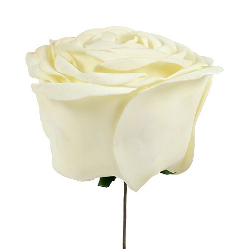 Artikel Foamrose Mix Ø10cm pink, creme, hvid 6 stk