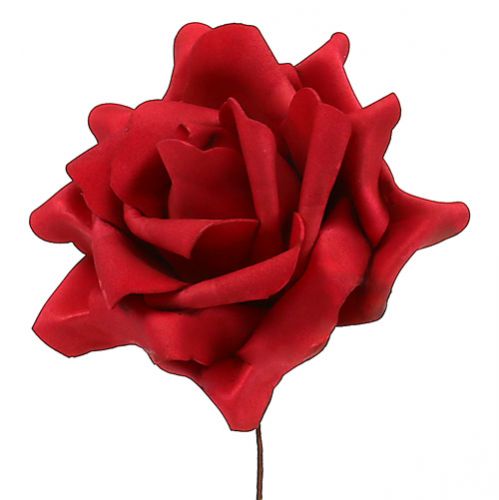 Floristik24 Skum rose skum rose rød Ø15cm 4 stk
