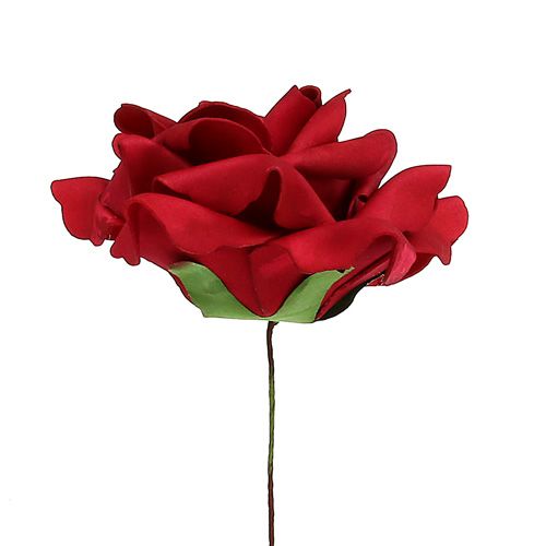 Floristik24 Skum rose skum rose rød Ø15cm 4 stk