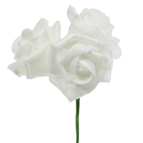 Skum rosa hvid Ø10cm 8 stk
