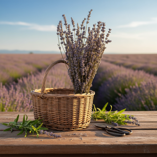 Artikel Tørret lavendel, duftende tørrede blomster, 35-40 cm, 100 g