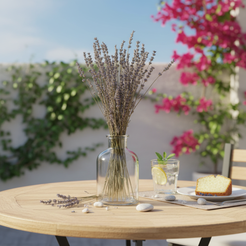 Artikel Tørret lavendel, duftende tørrede blomster, 35-40 cm, 100 g