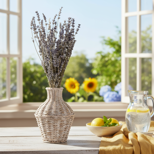 Artikel Tørret lavendel, duftende tørrede blomster, 35-40 cm, 100 g