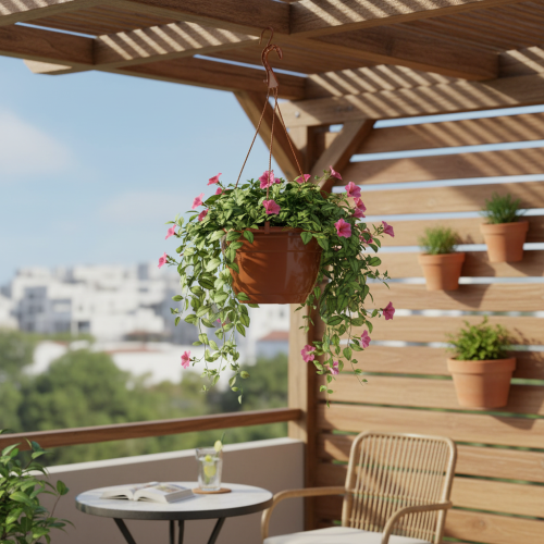 Artikel Hængekurv Ø25cm terracotta