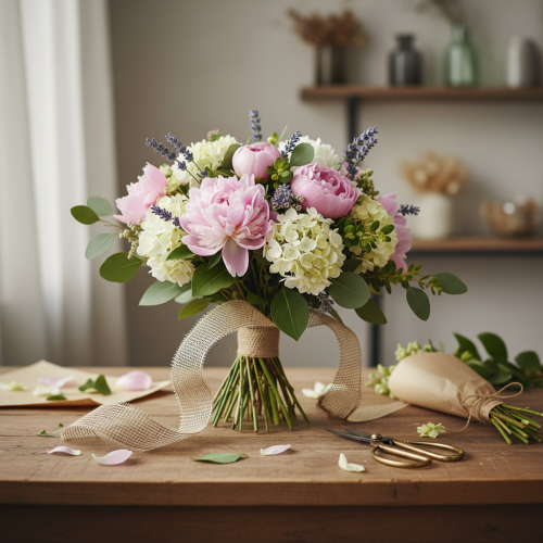 Artikel Naturligt jutebånd, 5 cm bredt, 40 m langt