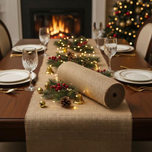 Artikel Bordløber jutebånd natur 30cm 10m