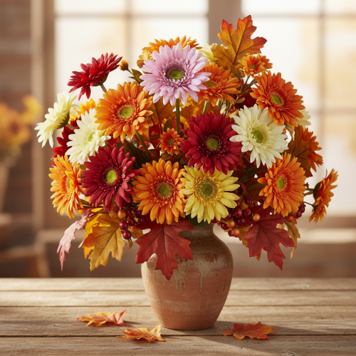 Artikel Kunstige Blomster Gerbera Have Kunstige Blomster Lilla 47cm