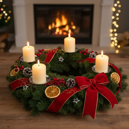 Artikel Lysestage sølv Ø10cm 4 stk