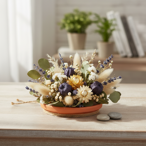 Artikel Keramikskænk, dekorativ terracottaskål Ø7,5cm