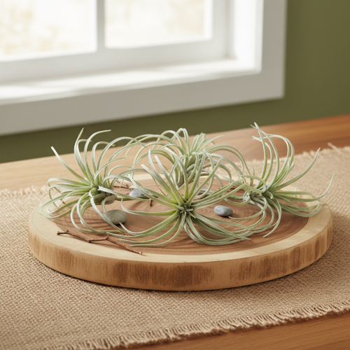 Artikel Tillandsia sukkulente kunstige grønne planter 13cm