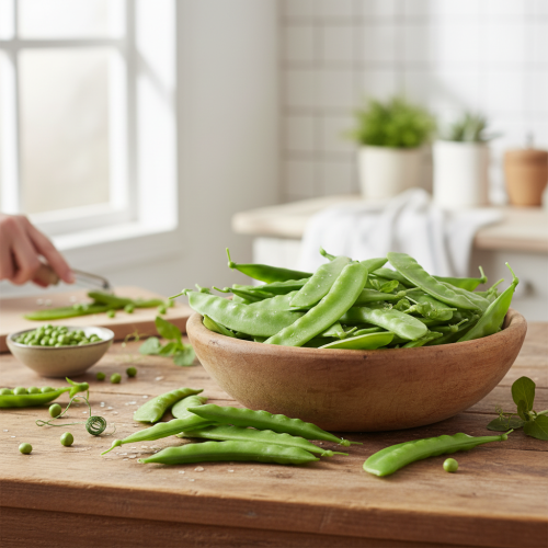 Artikel Grønne Ærter Kunstige Fødevarer Grøntsager 11,5cm 24 stk