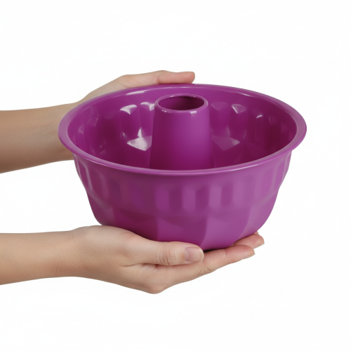 Artikel Bundt kageform, metal, dekorativ kageform, lilla, Ø23 cm, H12 cm