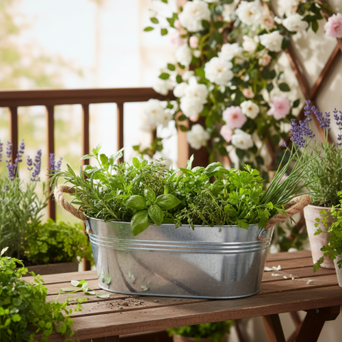 Oval blikskål sølv 30 cm x 17 cm x 10 cm | Floristik24.dk