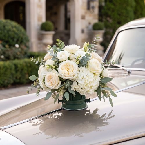 Blomsterskum med holder Auto mini H10cm 7cm | Floristik24.dk
